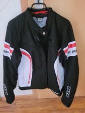 Motorrad Jacke Damen FLM mit Rücken und Schulter Schutz