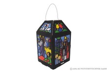 Kastenlaterne Motiv St. Martin glänzend, Retro Nostalgie Pappe