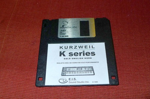 Diskette mit englischhorn - mit,