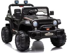 Jeep BH Off Road 4x4, 180 Watt, EVA, Kinderauto Kinderfahrzeug Elektroauto schw