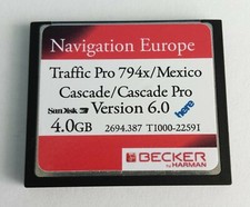 BECKER Traffic Pro CASCADE MEXICO Ferrari Straßenkarte EUROPA v6 2019 Version