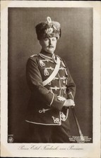 Ak Eitel Friedrich Prinz von Preußen, Husarenuniform, Portrait - 11215206