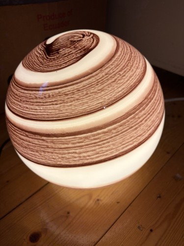 Coole space age swirl lampe - age,