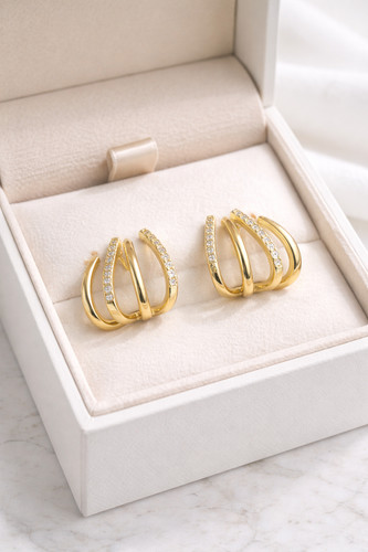 Gold creolen damen - gold,