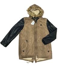 Herren Jacke Parka mit Kapuze