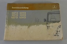 Betriebsanleitung Mercedes Benz Bremer Transporter T1 207 D / 209 D etc. 9/1985