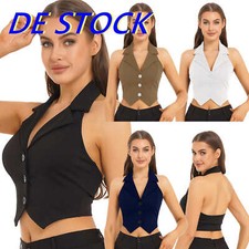 DE Damen Kurz Weste Anzug