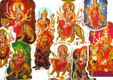 AUFKLEBER DURGA auf Tiger