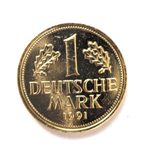Eine Münze --1 Mark--  1 DM