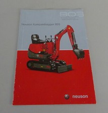 Prospekt / Broschüre Neuson Kompaktbagger 803 Stand 04/2006