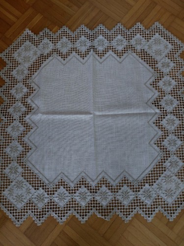 Hardanger stickerei decke - hardanger,