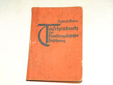 5104 Taschenbuch für Familiengeschichtsforschung Genealogie Sippenforschung