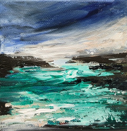 Acrylbild semiabstrakte - acrylbild,