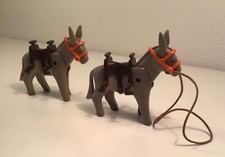 Für Playmobil 7239  , 2 Esel