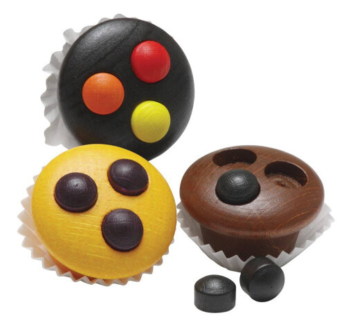 Erzi muffins - (3, stück)