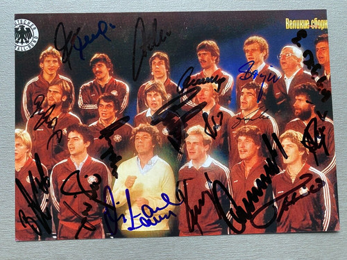 Dfb elf 1982 - wm, signiert)