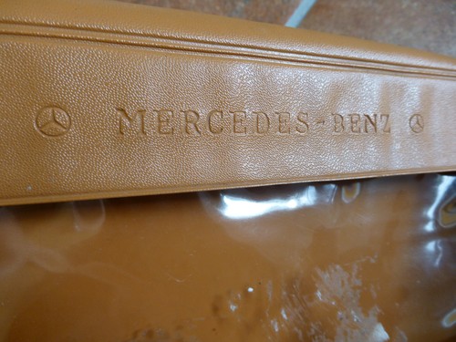 Mercedes bordmappe braun w110 - mercedes,