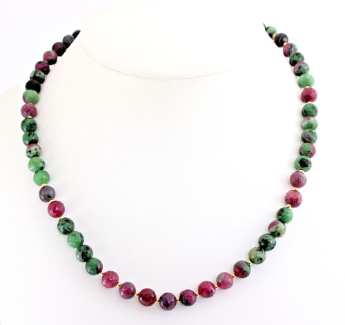 Rubin zoisit kette - rubin-zoisit,
