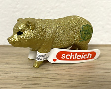 **SCHLEICH** 72232 - Goldenes Glücks-Schwein / Sonderedition / NEU MIT FÄHNCHEN