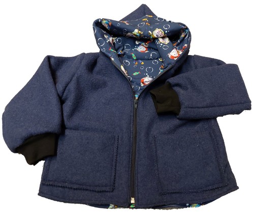 Wollwalkjacke wendejacke - wollwalkjacke,
