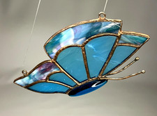 Tiffanytechnik / Déco Schmetterling  /aus 9 Teilen gefertigt/ BoSi Art seit 1990