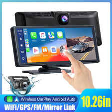 4K Smart Multimedia Bluetooth Wireless Carplay Android Auto Dashcam 10,26 Zoll