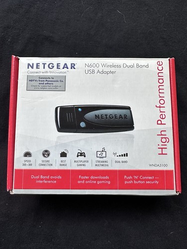 New netgear n600 wireless - new, dual