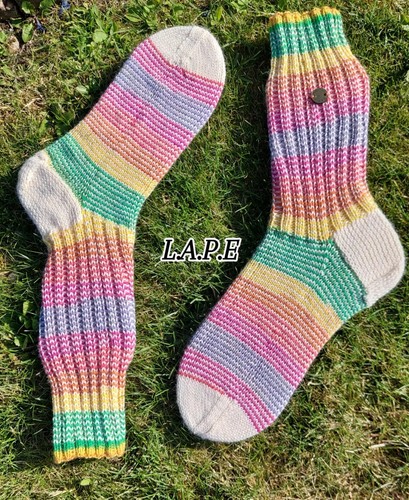 Handgestricke socken 38 - socken, gr.37/38