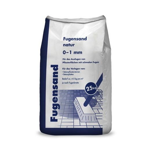 Fugensand 25 kg - fugensand, 0-1