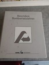 Lehre Ordner Bankakademie Besondere Bankbetriebslehre Juni 96 Vintage Neuwertig 