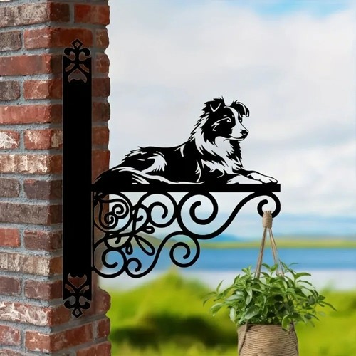 Border collie eisenfigur - border,