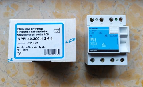 Schutzschalter schupa 4p - fi, schutzschalter,