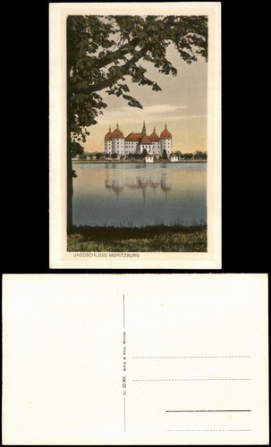 Ansichtskarte moritzburg kgl - ansichtskarte,