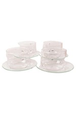 Markenlos Teeglas Set 4x Tasse