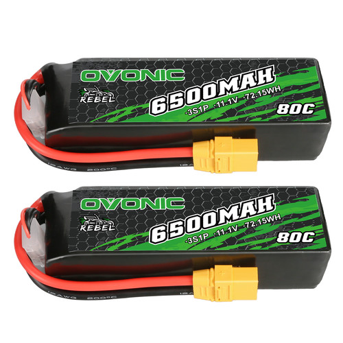 Ovonic 6500mah 80c - 11.1v,