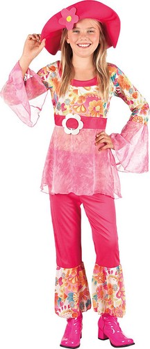 Kinder hippie girl kostüm - kinder, hippie-girl