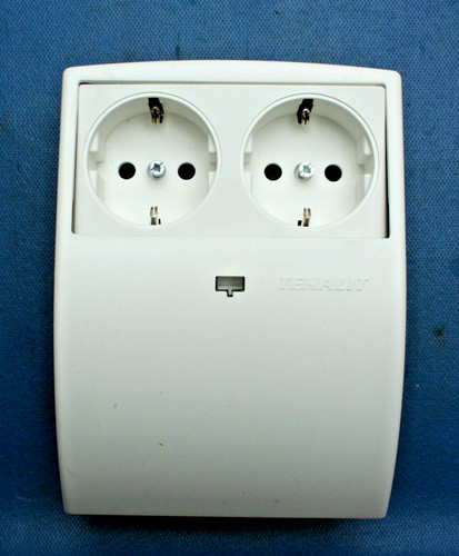 Doppelsteckdose fach - doppelsteckdose, 2-fach