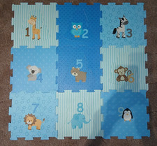 Puzzlematte mit Zahlen für