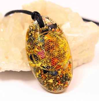 Orgonit elipse amulett - elipse, premium