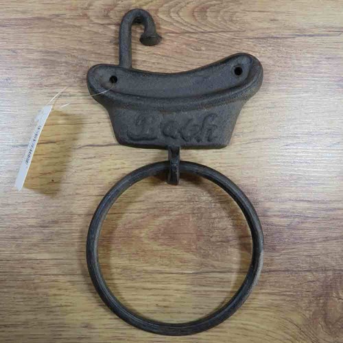Handtuchhalter gusseisen ring - gusseisen,