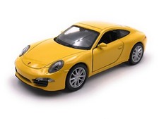 Modellauto Porsche 911 Carrera S Gelb  Auto Maßstab 1:34-39 (lizensiert)