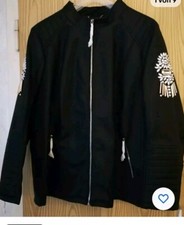 Lederimitat Jacke (Lammnappa)