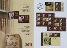 Rumänien 2011 Tag der Briefmarke,ASTRA SIBIU Mi.6540-41,Zf,KB,Block 507,FDC