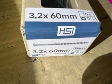 HSI Dielenschrauben 3,2x60mm 50St verzinkt   / Aktion XO1Blau12