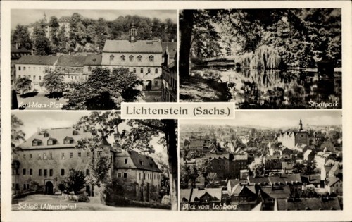 Lichtenstein sachsen - ak,