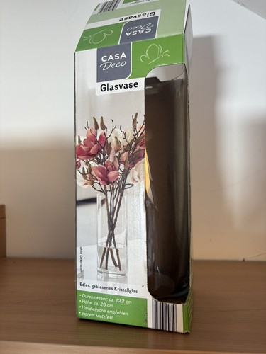 Glasvase kristall casa deco - glasvase,
