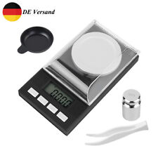 Feinwaage 0,001g Milligramm Digitale Waage Goldwaage Taschenwaage Briefwaage DHL