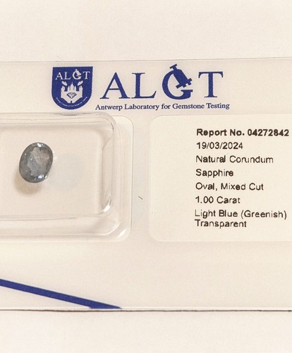 Saphir algt zertifikat - ct,