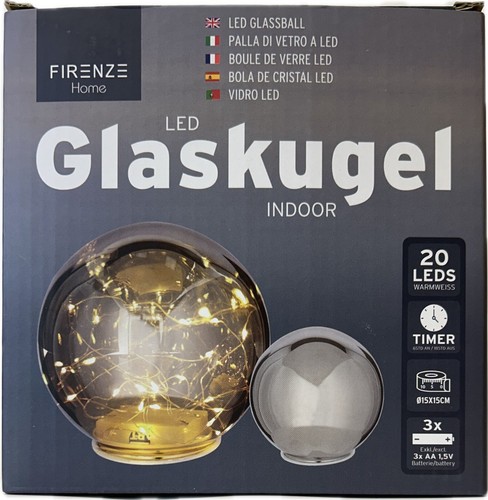 Firenze home led - firenze, glaskugel