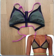 prAna Bikini Oberteil Gr XL mehrfarbig grün schwarz pink